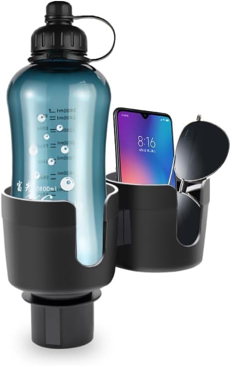 Car Cup Holder Cup Holder Adjustable Base Cup Holder Insert for Cup Holder for Additional Car Cup for Hydro Car Accessories Expander, 2-in-1 Expander,