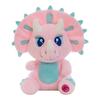 Cartoon Triceratops Jurassic Plush Toy Dinosaur Series Pink Stuffed Animal Doll Cute Soft Kids Gift
