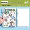 Puppy Paradise Cute Cartoon Loose-Leaf Notebook - Comfortable, Detachable, Ideal for Students