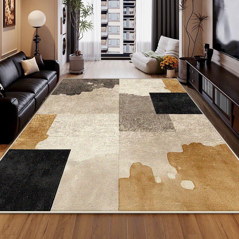 Leicht zu reinigender Retro-Teppich Wohnzimmerdekoration Lounge Garderobe Rutschfeste Bodenmatte Zuhause Schlafzimmer Eingangstürmatten Sofabereich Teppich
