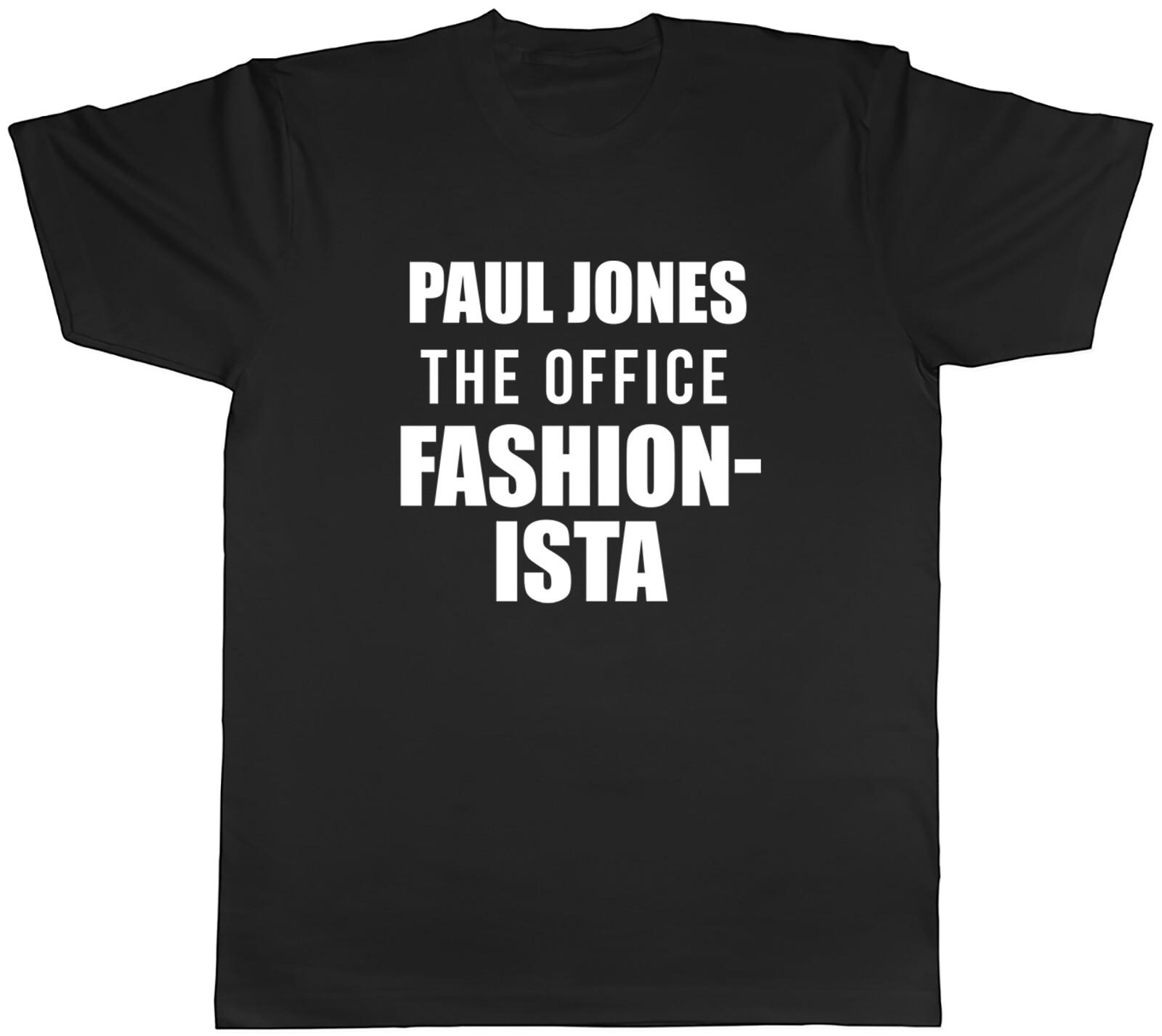 Personalised The Office Fashionista Mens Unisex T-Shirt Tee S