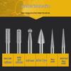 Diamond Multi-Shape Grinding Needle Set - 3mm Abrasive Engraving and Polishing Heads