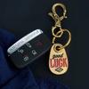 Brass Goodluck Motorcycle Car Keychain Male Trend Personality Creative Trend Brand Ami Kaji Accessories