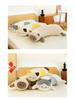 Cuscino Abbracciabile Peluche Gatto Carino per Bambini - Compagno del Sonno e Regalo di Compleanno