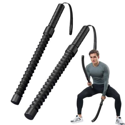 2 Stück Seilloses Battle Rope mit Tasche Handschuhe Leicht Tragbar Trainingsseil Muskel