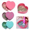 Heart-Shaped Diamond Painting Drills Tray Cross Stitch Embroidery Diamond Painting Nail Art Beading Plates Jewelry Storage Box