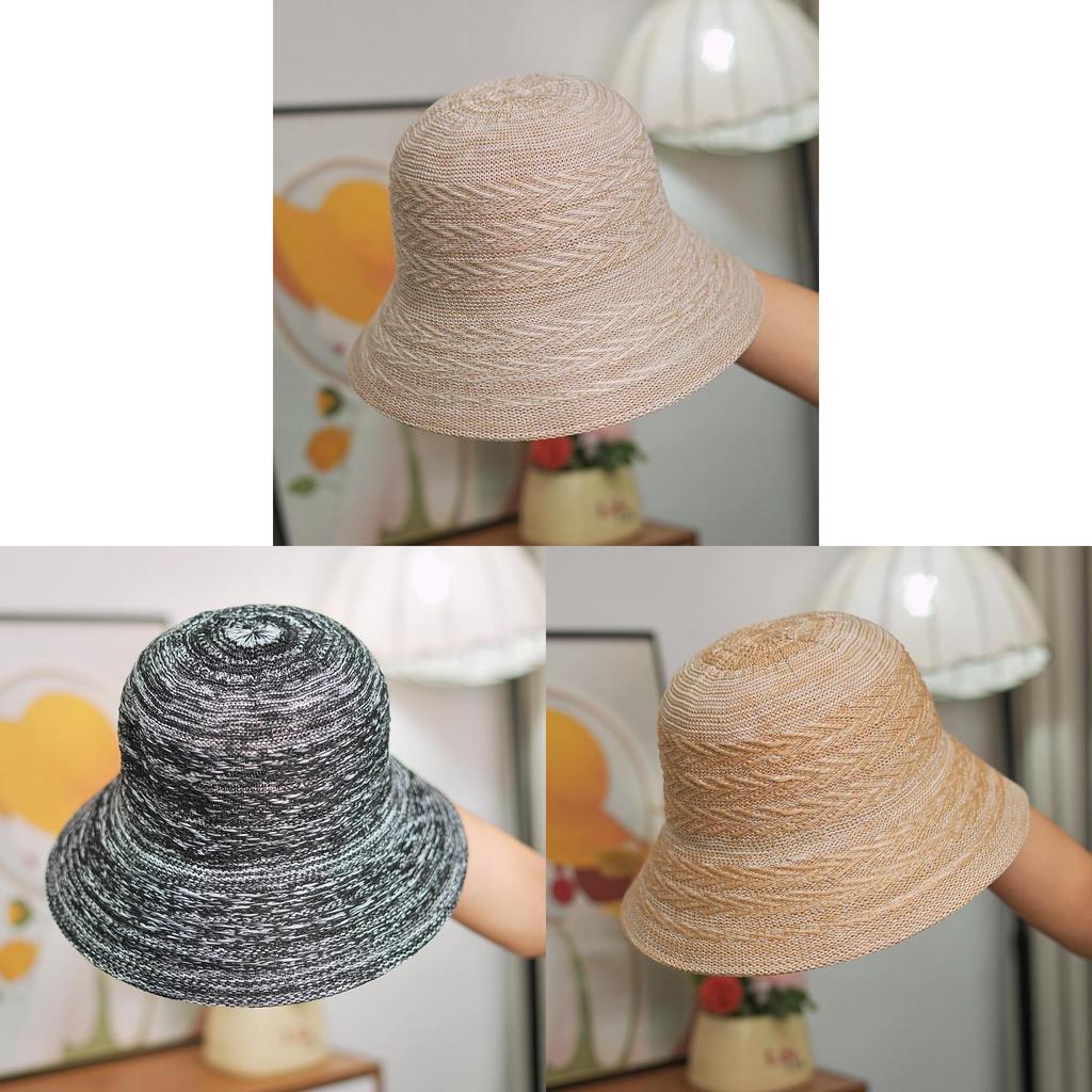 Summer Fashion Bucket Hat With Breathable Polyester And Wide Brim For Women