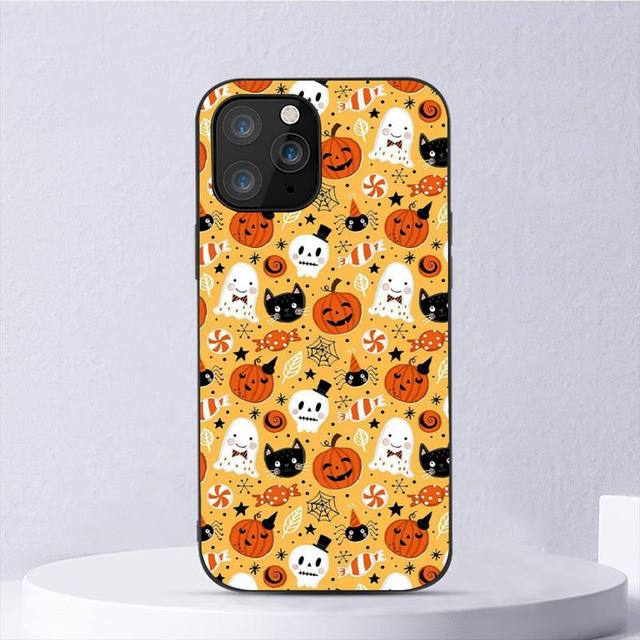 Trippy Hippie Halloween Ghosts iPhone 14 Pro Max Case, Cute Ghosts