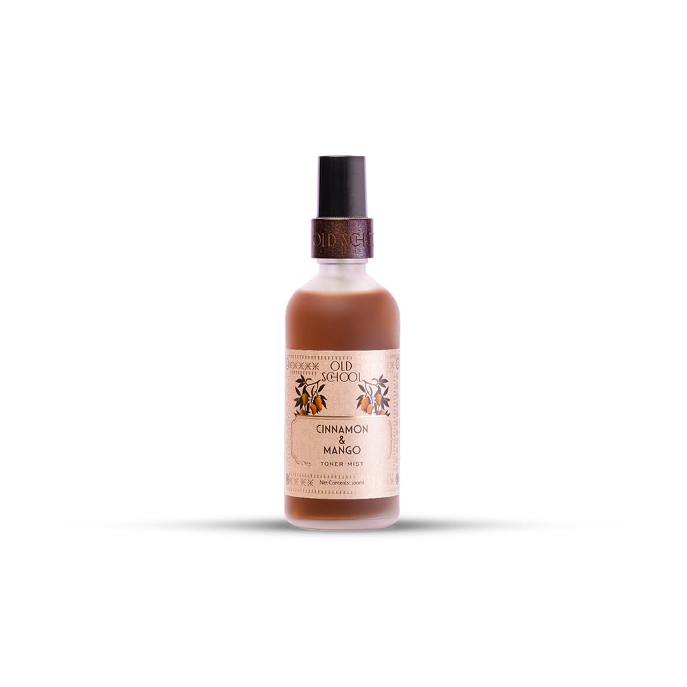 Old School Rituals Cinnamon & Mango Toner Mist | Face Toner for Acne-Prone Skin, Hydration & Pores Tightening | Balancing Skin Care Spray for Oily