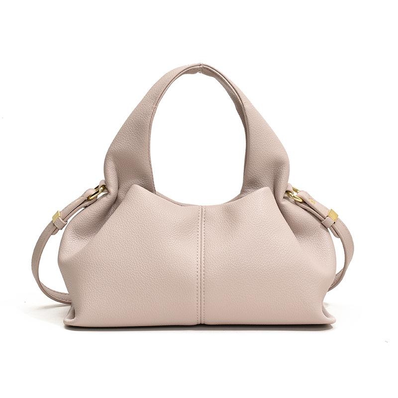 

Ladies Cloud Dumpling Bag 2026 New Popular Portable Lunch Box Bag French Textured Shoulder Crossbody Women s Bag сірий