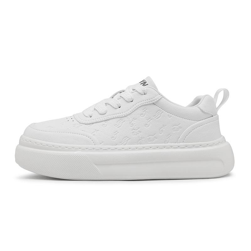 

Light luxury low-top lace-up board shoes spring and summer new lightweight breathable soft-soled sports and leisure shoes 39 белый