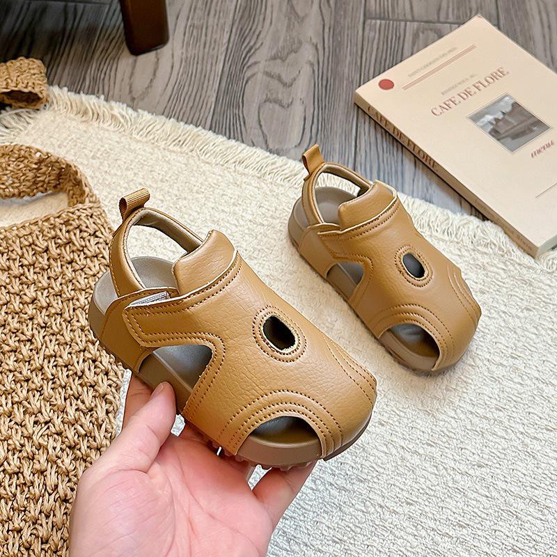 Summer Boys' & Girls' Toddler Sandals - Anti-kick, Functional Baby Walker Shoes