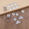 150Pcs Cutting Board Feet Bumper Screw On Rubber Feet with Screws Nonslip Round Chair Leg Caps Feet Pad Enduring