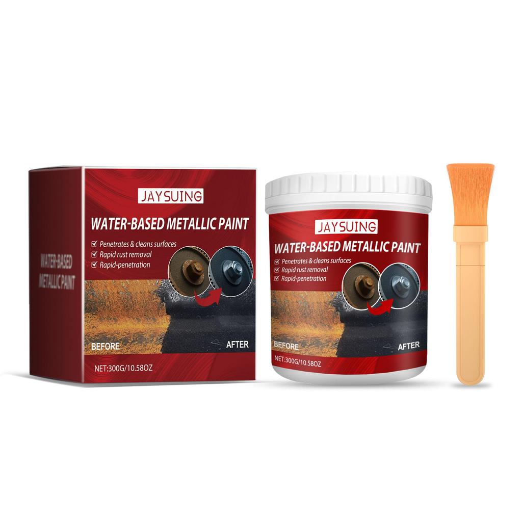 Jaysuing Rust-Converting Primer 100g/300g Rapid Rust Removal, Long-lasting Corrosion Protection! Suitable for Metal Surfaces