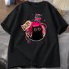 Bottled Evil Black Cat Tshirt Trendy Cotton Summer Tshirt Loose ShortSleeved Cat Design Clothes Unisex WOMEN Streetwear Clothes