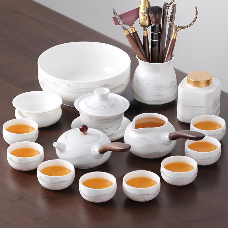 Shangyanfang Dehua White Porcelain Gongfu Tea Set