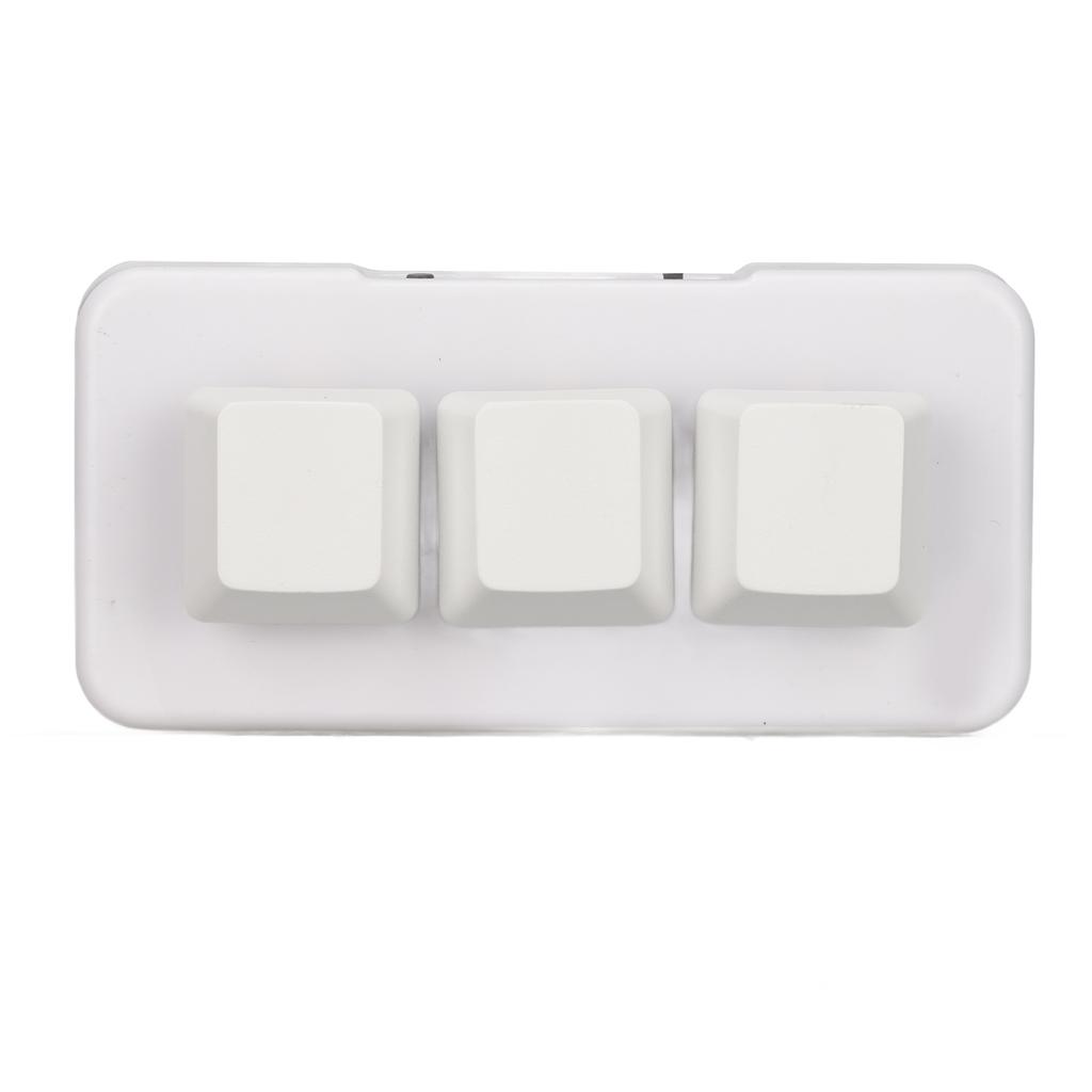 3 Key Keypad RGB Backlit 3 Keys USB Interface Mini Mechanical Programmable Plug and Play Macro