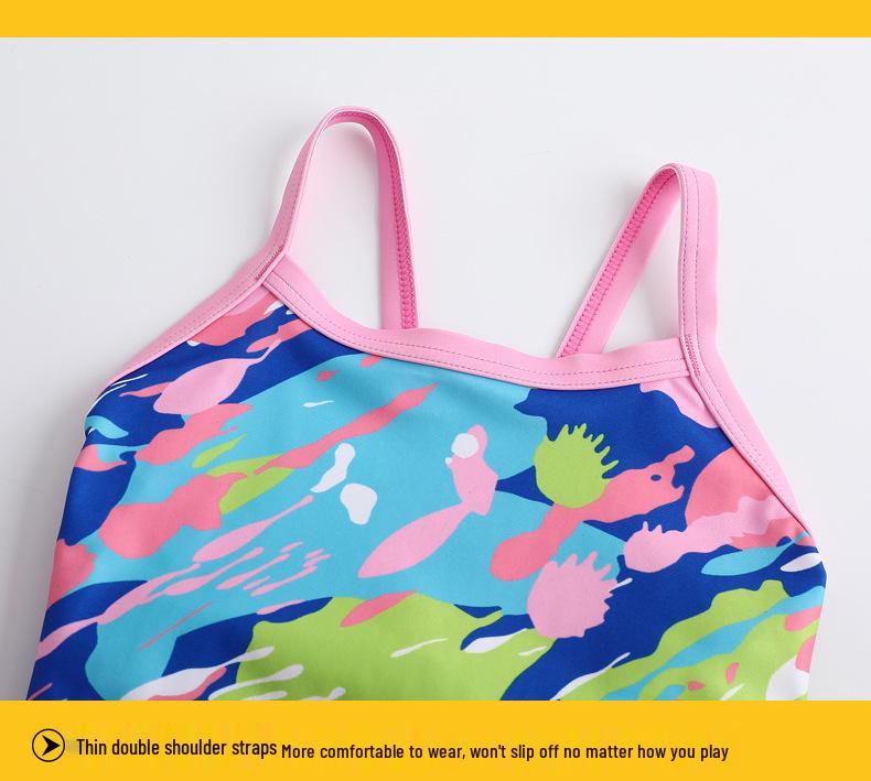Anti-Chlorine One-Piece Swimsuit for Teenage Girls - Perfect for Swim Training