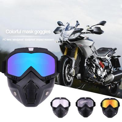Motosiklet Kaskı Gözlük Maskeler Bisiklet Sürme Motokros Güneş Gözlüğü Kayak Snowboard Gözlük Maske Gözlük Kask Taktik Rüzgar Geçirmez