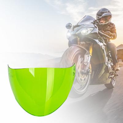 Visera para Casco Abierto Anti UV Transparente Lente Protectora de Rostro para Motocicleta para Kyt