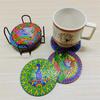 DIY Diamond Painting Coasters Undersea World Mandatura 5D Painted Embroidery Mosaic Kitchen
