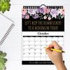 2026 Wall Calendar For Tired- Women Funny 2026 Calendar Monthly Calendar With Hook White Elephant Gag Gift For Women