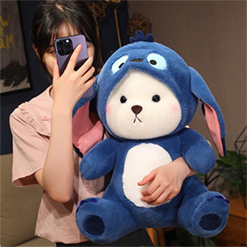 Lina Bear Transforms Into Stidi Doll Plush Toy, Short Plush For Kids, Birthday Gift