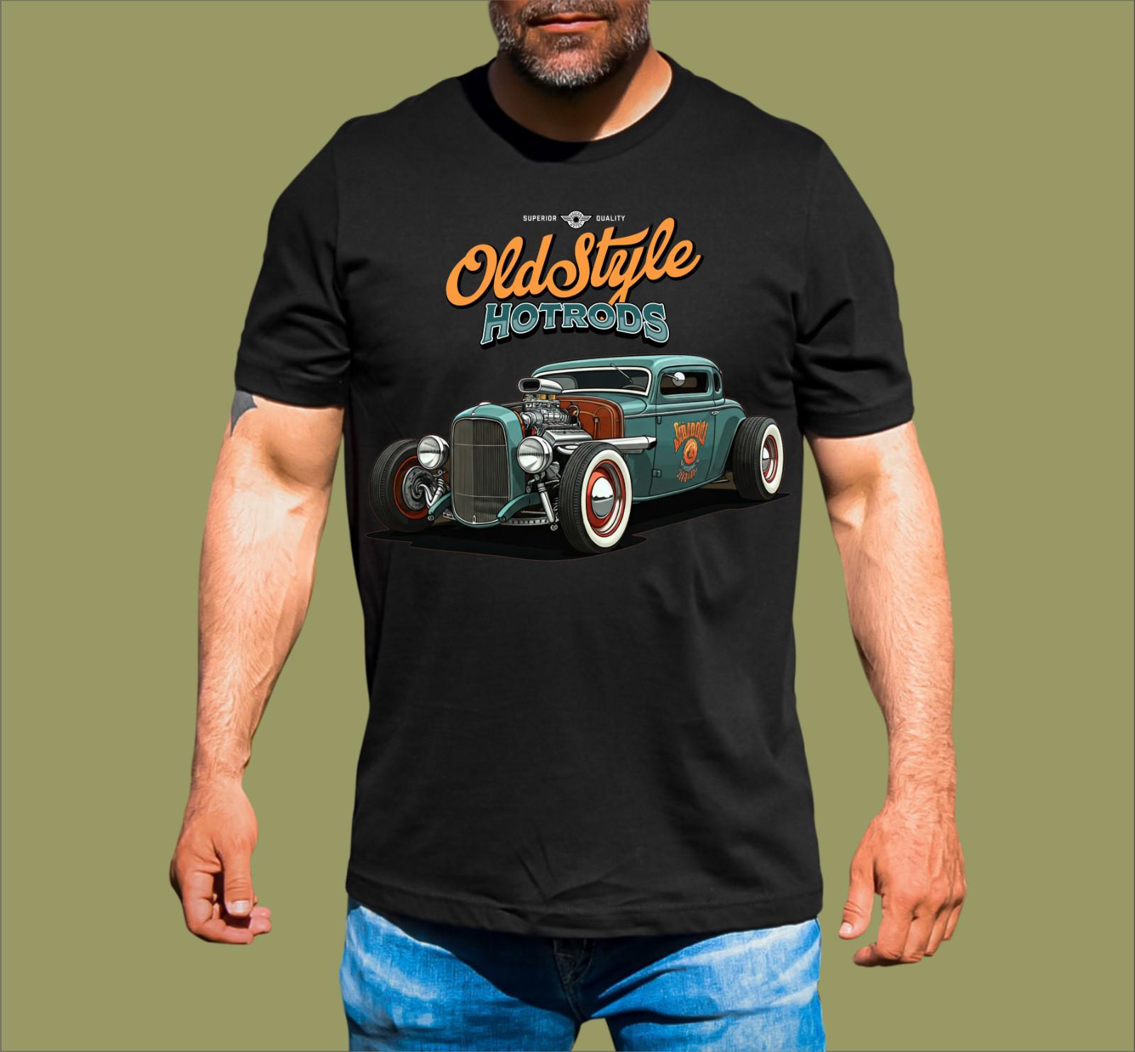 OLD STYLE HOTRODS T-SHIRT L
