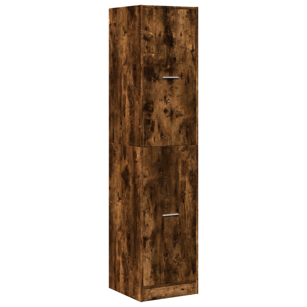 Vidaxl Pharmacy Cabinet, Smoked Oak, 40X41X174.5 Cm