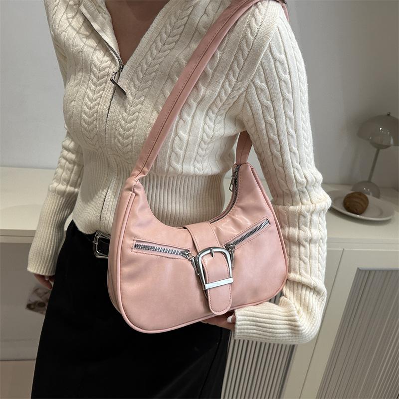 High-end Niche Underarm Bag New Versatile and Fashionable Texture Dumpling Bag Personalized Design Shoulder Bag Women's Bag