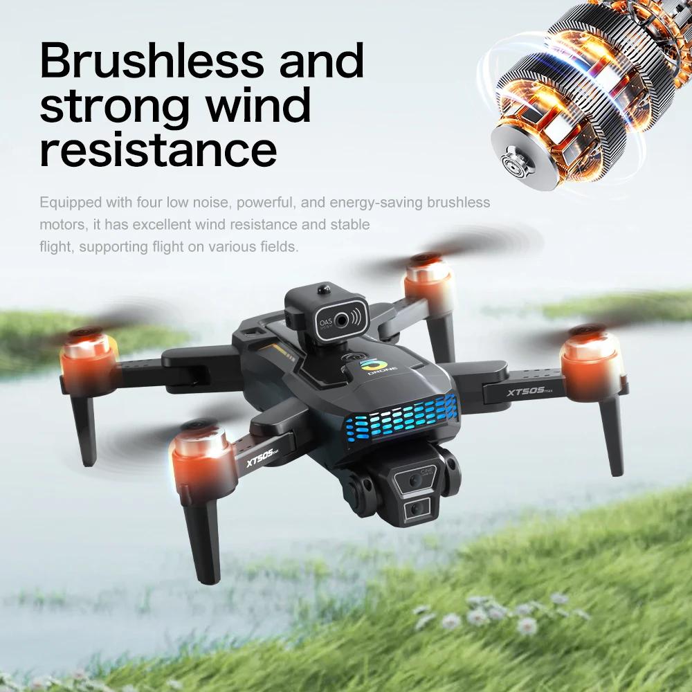 New XT505 GPS Drone 8K Professional Dual Camera 5G WIFI FPV Optical Flow Obstacle Avoidance Brushless Motor Quadcopter RC Drone