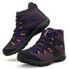 Columbia Waterproof Sabre 5 Mid Outdry Wide Hiking Shoes, Dark Plum, YK2365, Women's, Purple, Size 24.5