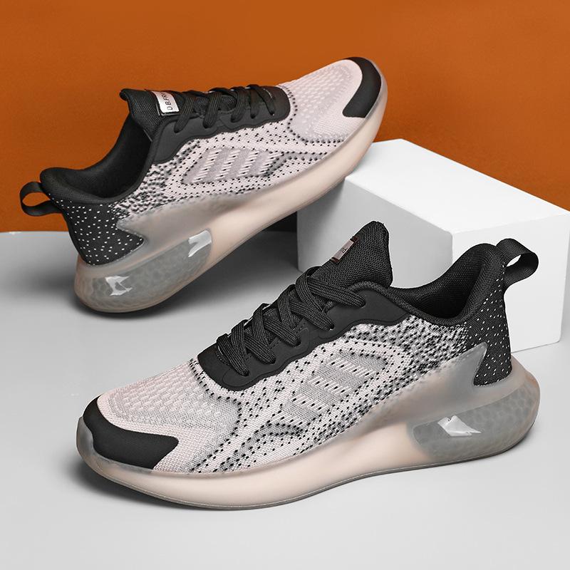 Neue atmungsaktive Mesh-Freizeitschuhe Herrenschuhe leichte weiße Sportschuhe modische Laufschuhe