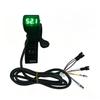 Green Thumb Grip & Voltage Display for Electric Scooter Throttle