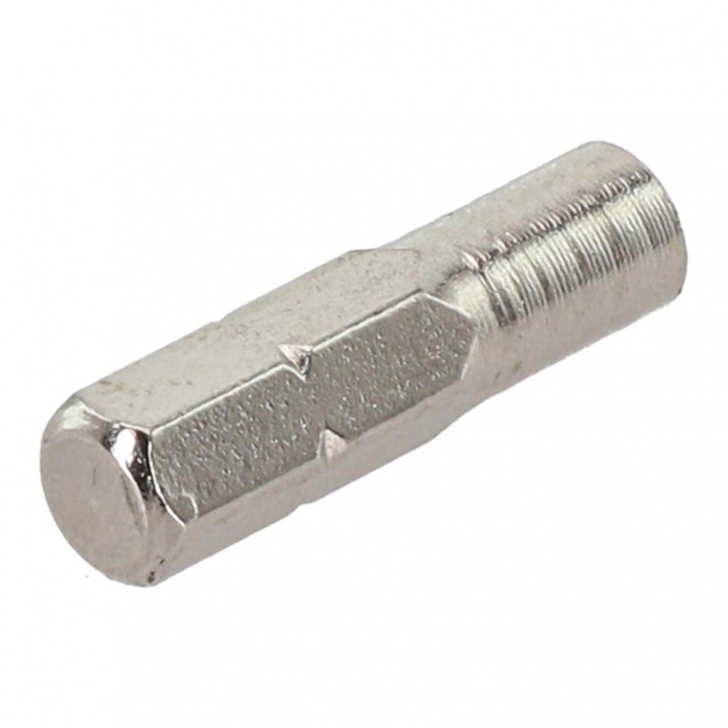 2pcs 6.35mm Insert Bit Adapter To 4mm Hex Shank Electric Screwdriver Tools