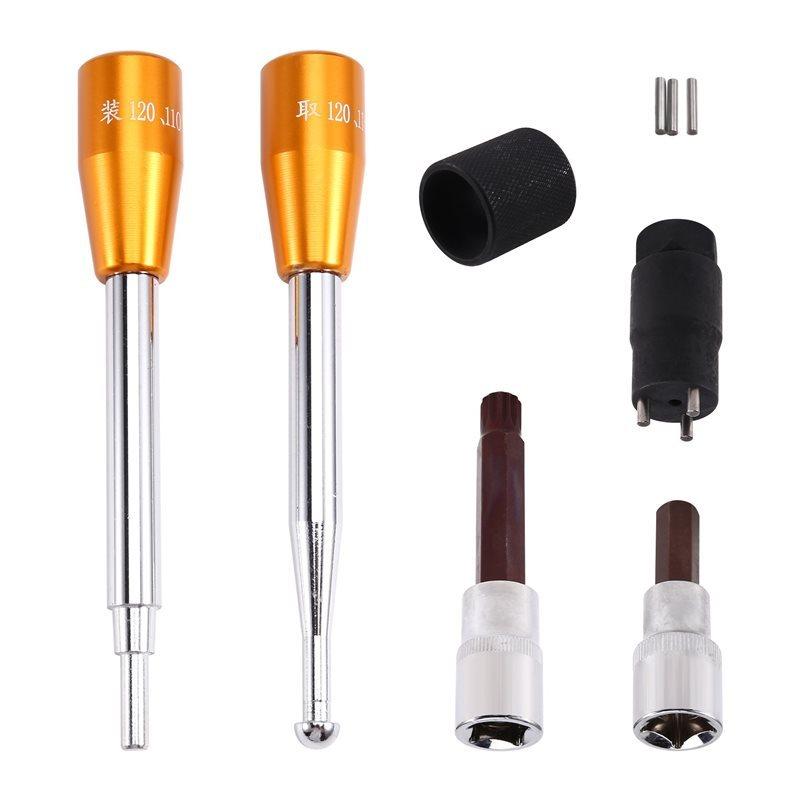 Powerful For Diesel Common Rail Injector Nozzle Disassemble Tool Kit Nut Sealing Ring Removal Tool