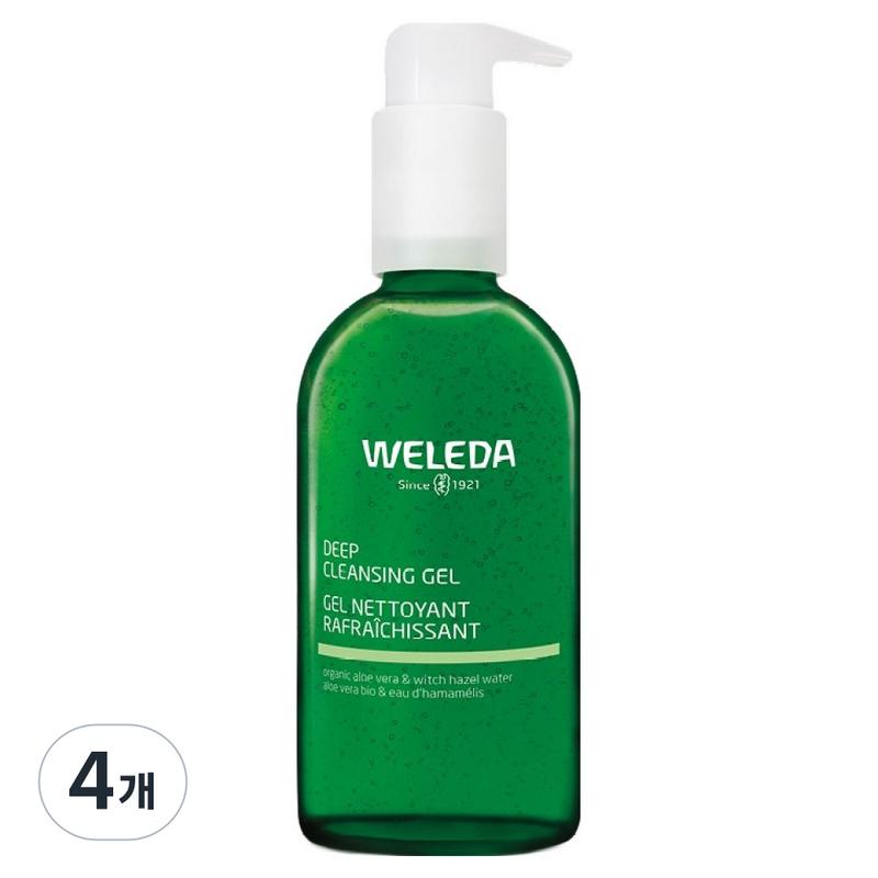 Weleda Cleansing Gel, 150ml, 4 pcs