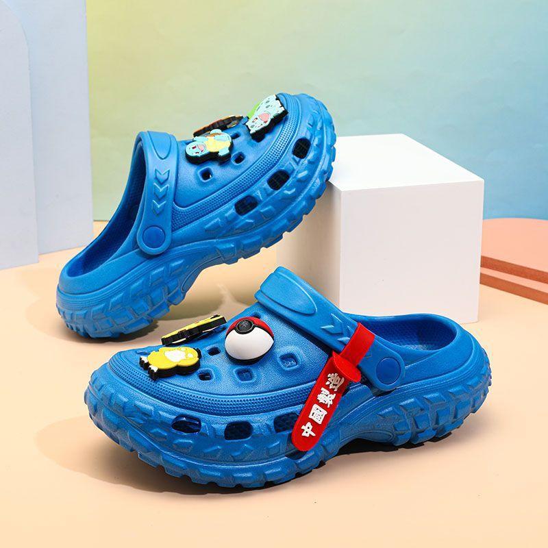 

Pikachu Colorful Kids Clogs Breathable Eva Material Summer Beach Sandals Boys For StyleA,24-25