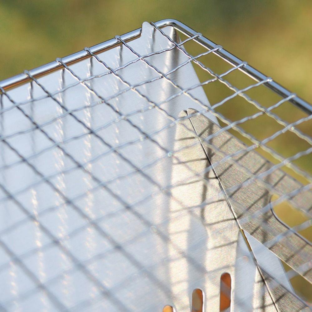 Stainless Steel Folding Barbecue Grill Detachable Barbecue Stove BBQ Tools BBQ Grill Rack  Picnic