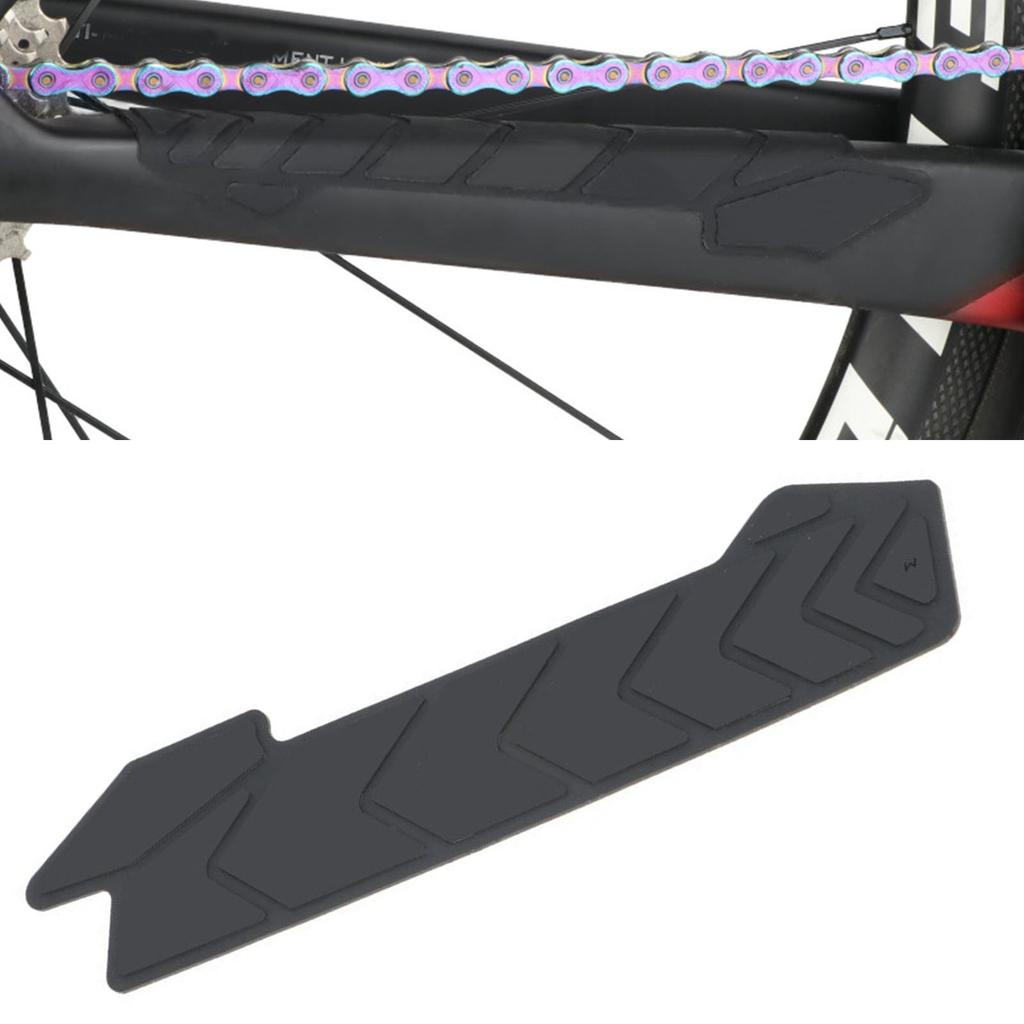 Bike Chain Protector Silicone Flexible Strong Adhesion Easy Installation Bike Frame Chain Protective Sticker