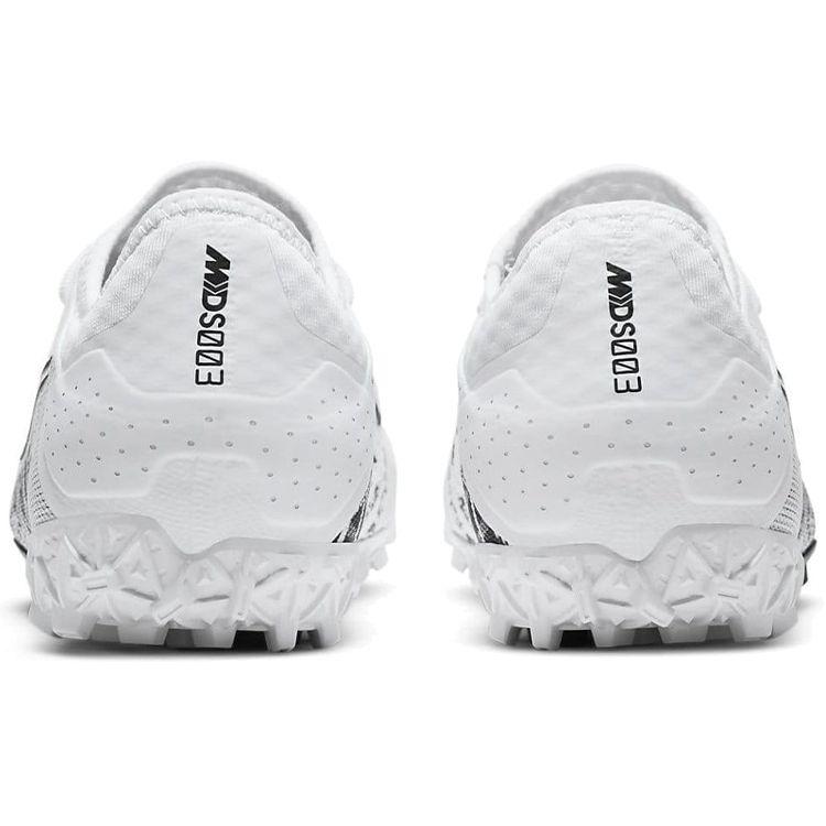 Nike Mercurial Vapor 13 Pro MDS Round Toe Lace-Up Low Top TF Soccer Shoes Men sneaker White Black CJ1307-110