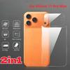 2in1 Rückseitenfolie + Linsen-Hydrogel-Folie HD Clear Sticker für iPhone 17 Pro Max 17Pro Kratzfeste Rückabdeckung für iPhone 17 Serie