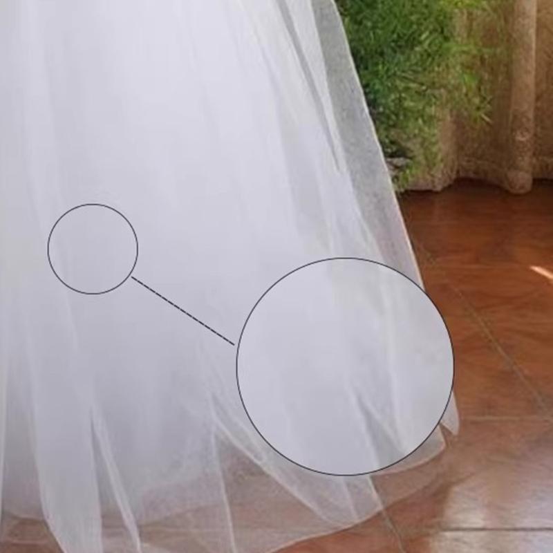 Boneless Crinoline 4 Layer Underskirt Petticoat for Bridal Gown Comfortable Tulle Petticoat for Women Various Gowns