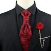 Jacquard Floral Neck Ties Ascots Business Formal Tie Classic Groom Neck Wear  Gifts