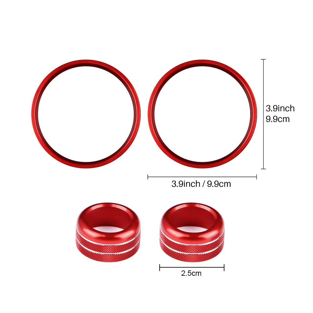 For Subaru BRZ/ Toyota GR86 2025 2025 2025 2025 AC Air Cover Condition Vent Outlet Inner and Outer Ring Replacement Accessories