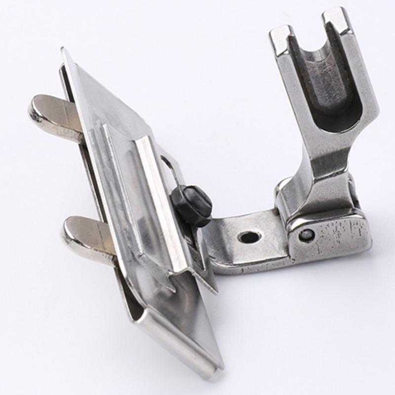 Heavy Duty Metal Presser Foot Adjustable Width Sewing Machine Presser Foot for Thick Fabric Canvas Leather Stitching