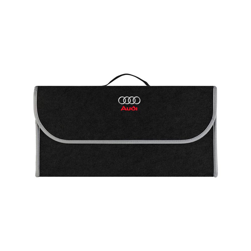 1Pcs Car Soft Felt Storage Bag Organizer Cars Foldable Trunk Bag For Audi S5 S6 S7 S4 S8 TT TTS A4 B8 A3 B6 A6 C7 C6 B7 Q5 Q7 C5 A5 B5 A7 A1 Q3 A8L Q8