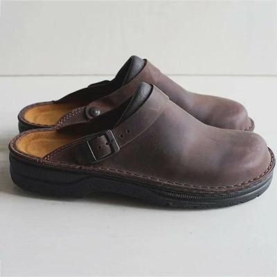 Große Baotou-Sandalen und Hausschuhe mit dicker Sohle für Herren