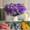 Lovely Artificial Mini Lily Flower Bouquet Home Wedding Decor 24 Flowers On 1 Piece