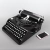 Vintage Typewriter Tinplate Ornament for Display & Photography Props